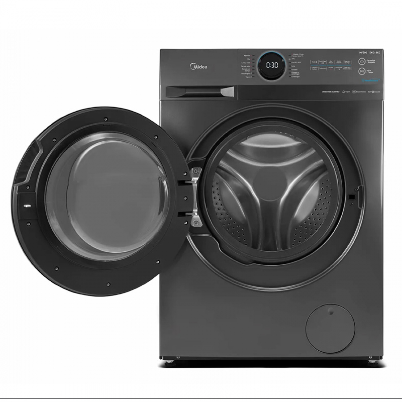 Imagen Lavasecarropas Midea Mf200d80wb/t-a1