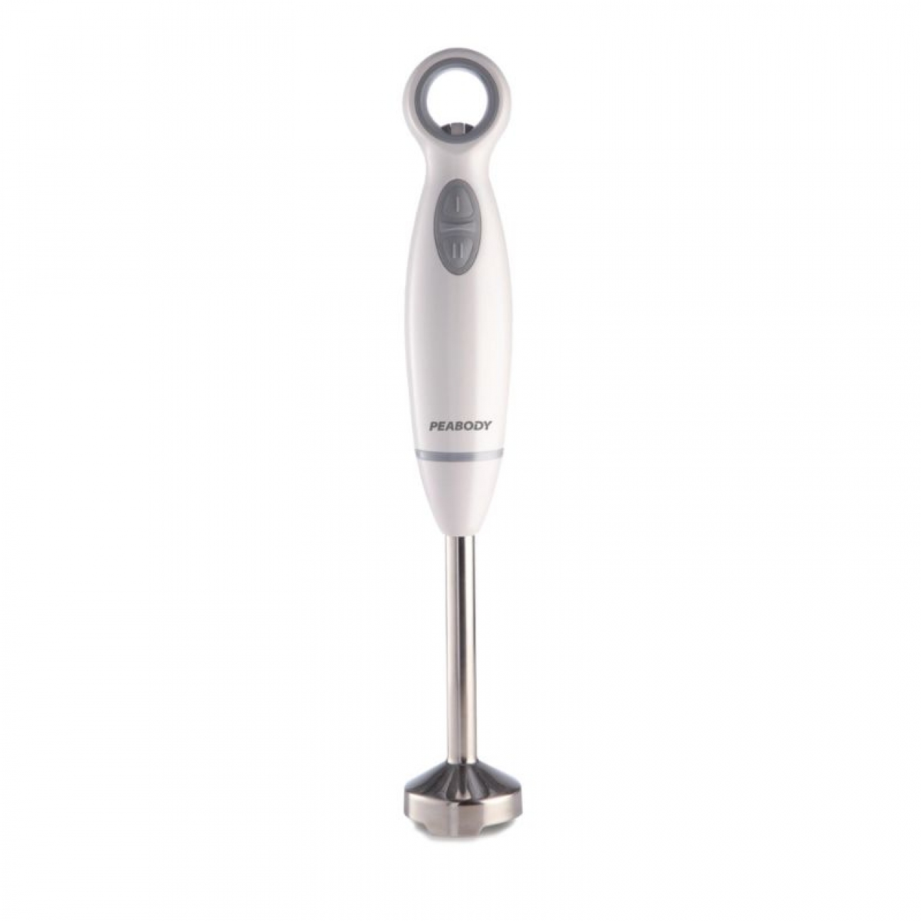 Imagen Ayudantes De Cocina Peabody600w-pie Ac Inox-batidor-cuchill Inox-picador-blan