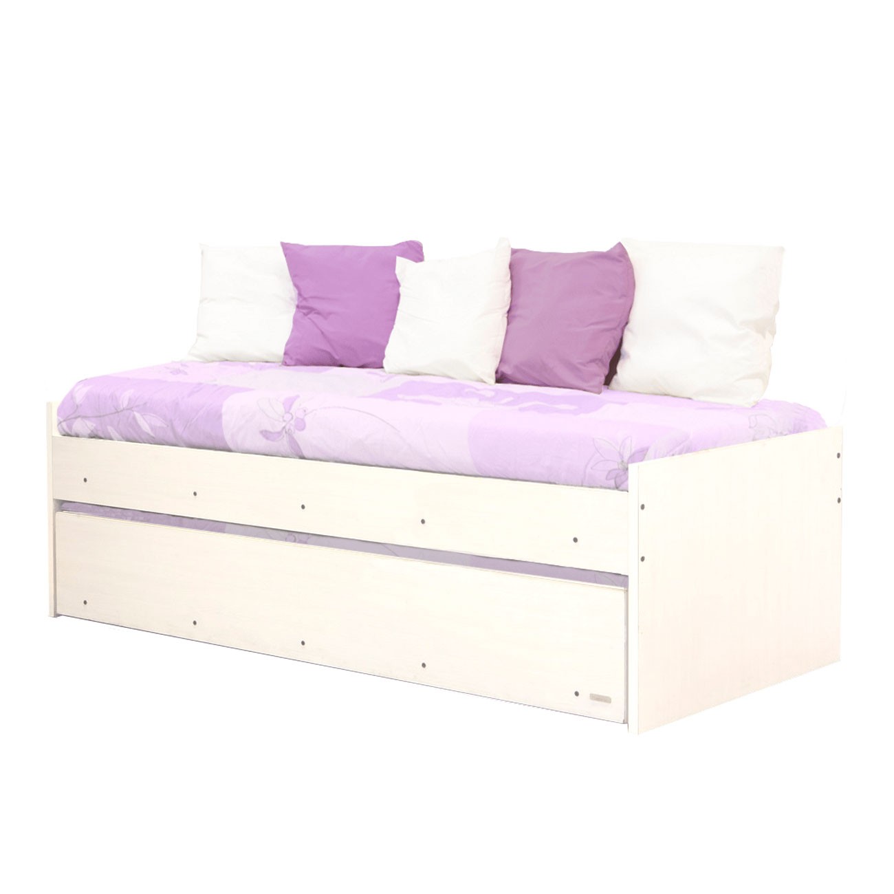 Imagen Divan Cama Platinum 9570 Con Cama Inferior  Blanco