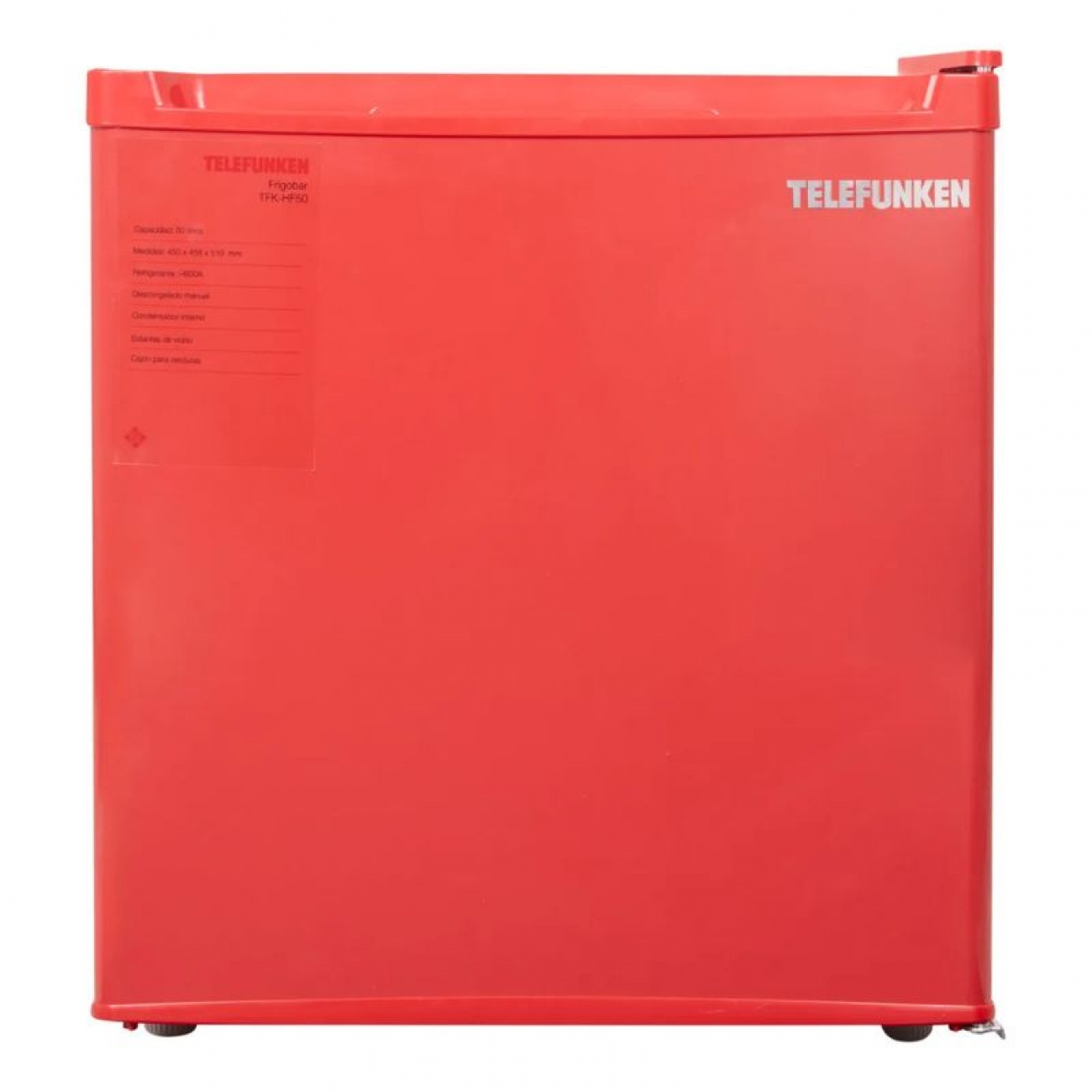 Imagen Frigobar Telefunken Tfk-hf50r 50 Lts Rojo