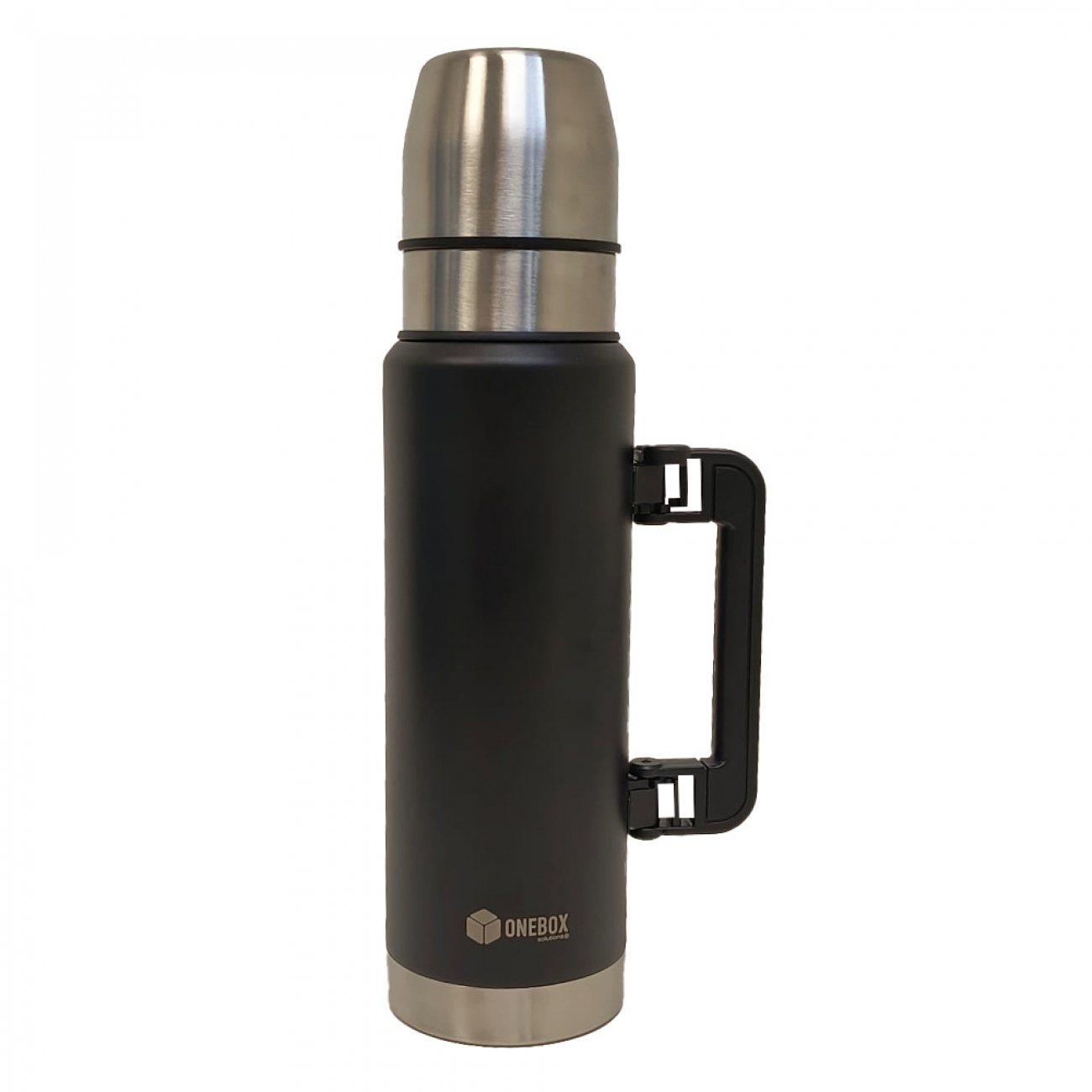 Imagen Termo Onebox Acero Inoxidable 1lts Negro