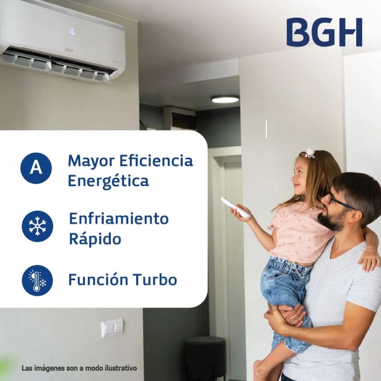 Imagen Aire Acondicionado Split Bgh Bs52wchu 5200w Frio/calor