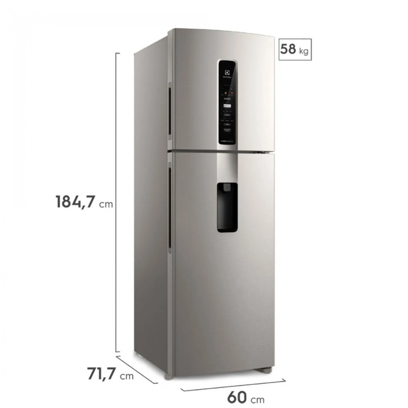 Imagen Heladera No Frost Electrolux 424 Lts Iw45s Inverter