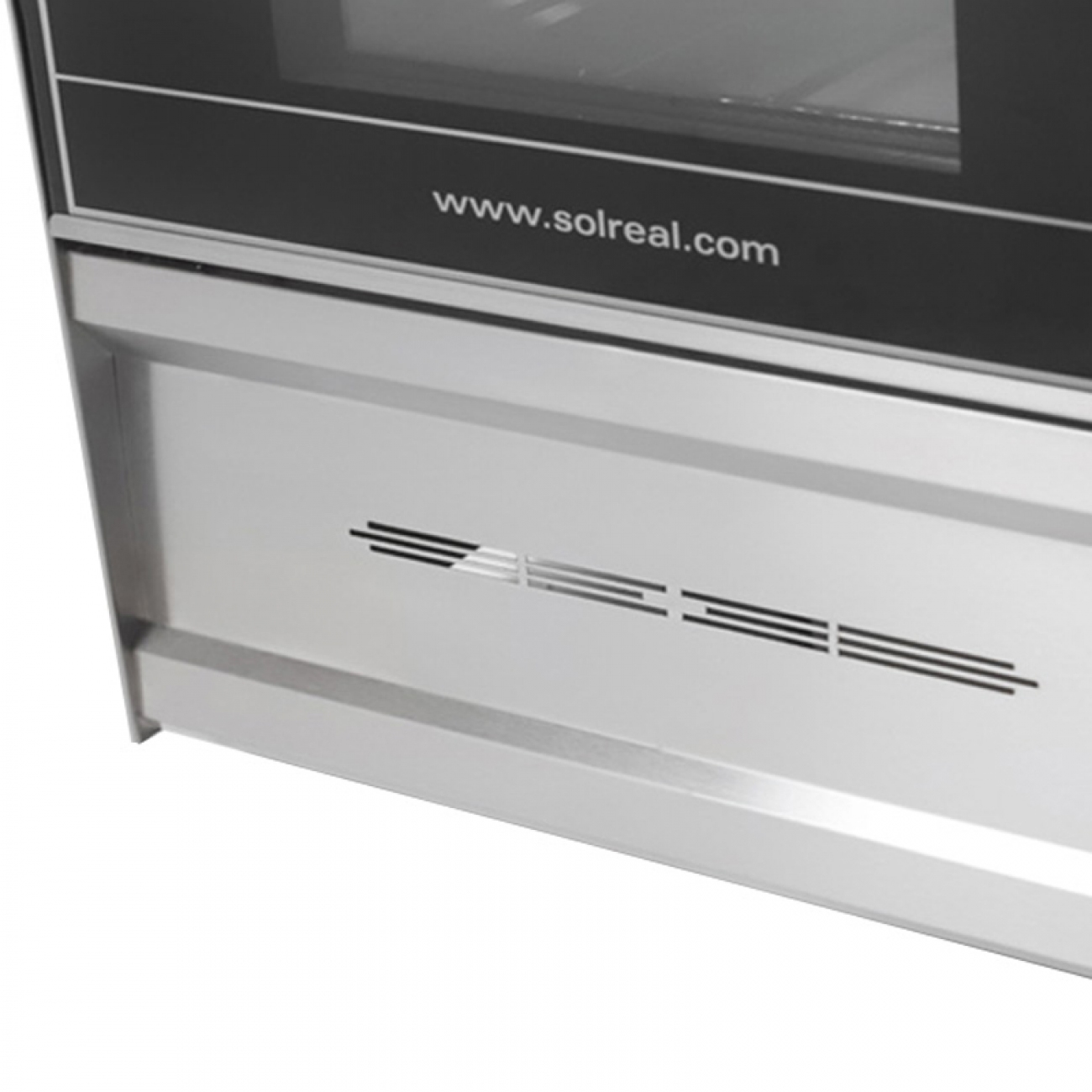 Imagen Cocina Sol Real 575-gnvv 4h Reja Fundici&oacute;n Pta. Vidrio