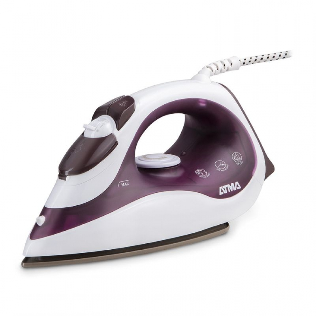 Imagen Plancha Vapor Atma Pav1217pi 1800w Suela Cerámica Rociador