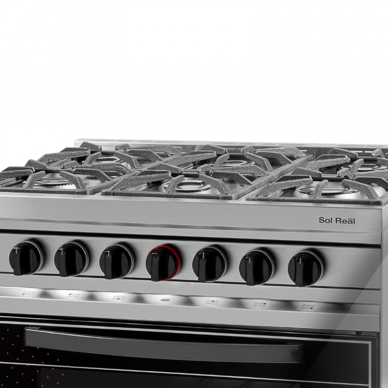 Imagen Cocina Sol Real 517v-gevv 6 Horn Acero Inox Gas Envasado