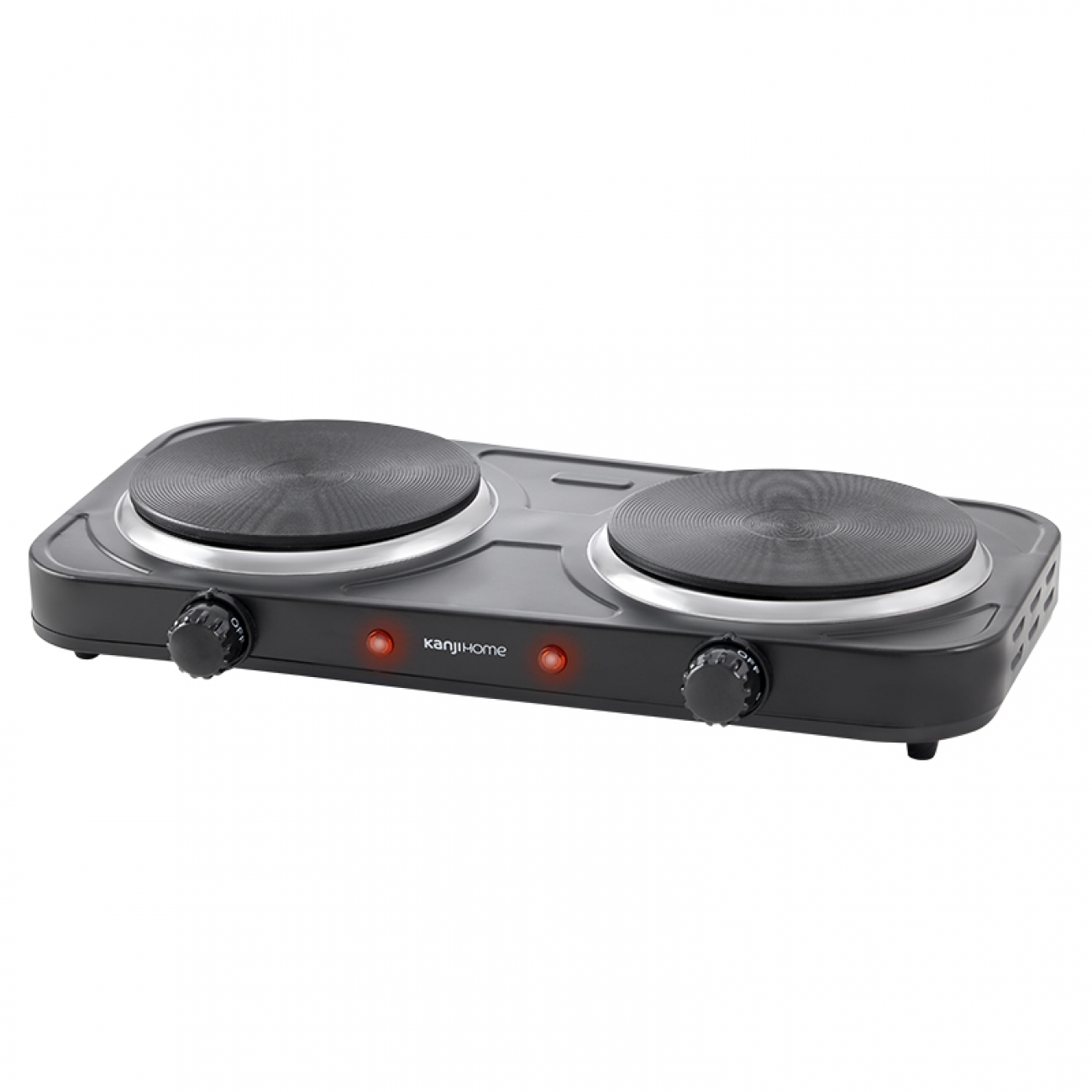 Imagen Anafe Electrico Kanji Kjh-hp2200bd 2 Hornallas 2200w Termost