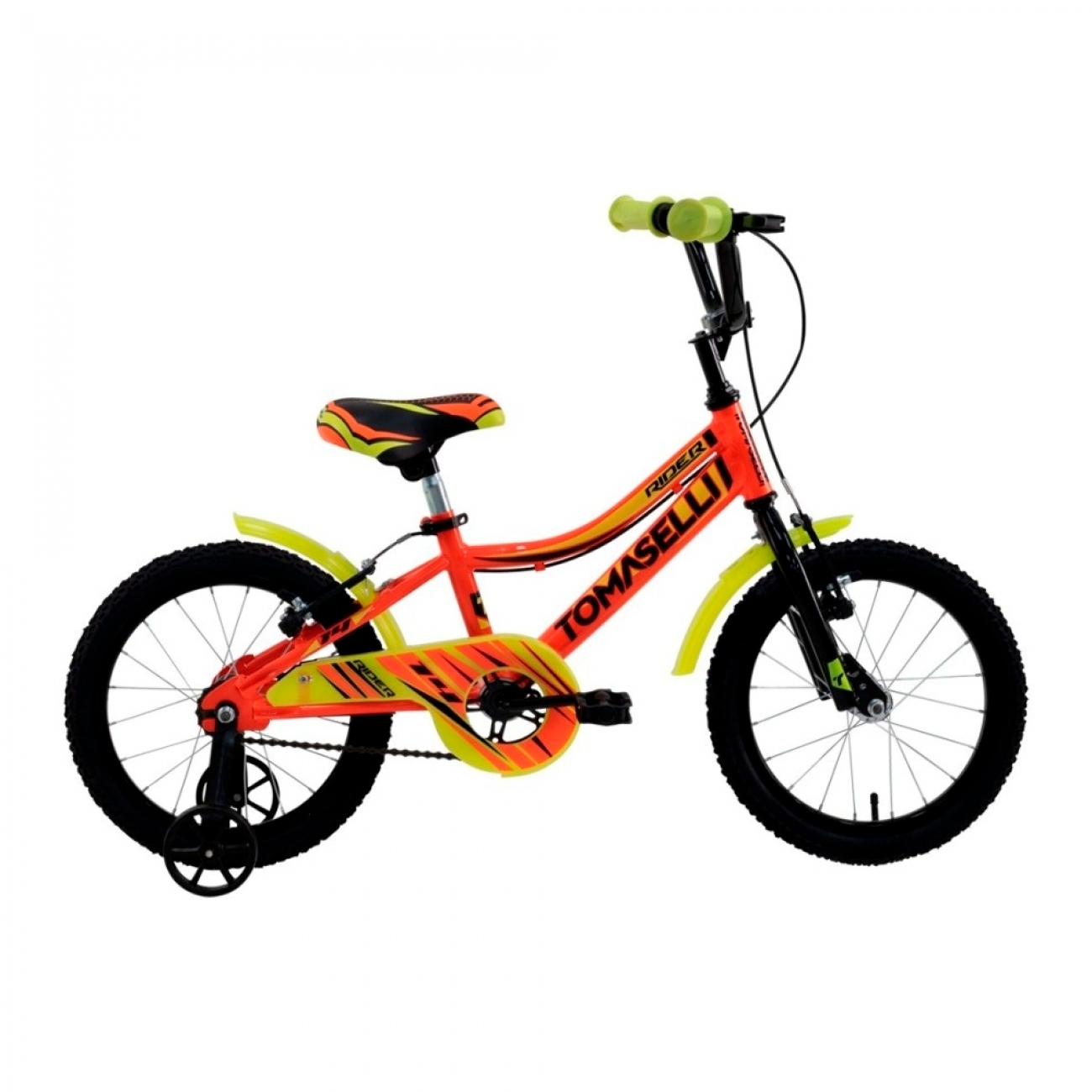 Imagen Bicicleta Para Niño Tomaselli Rider R14 Amarillo