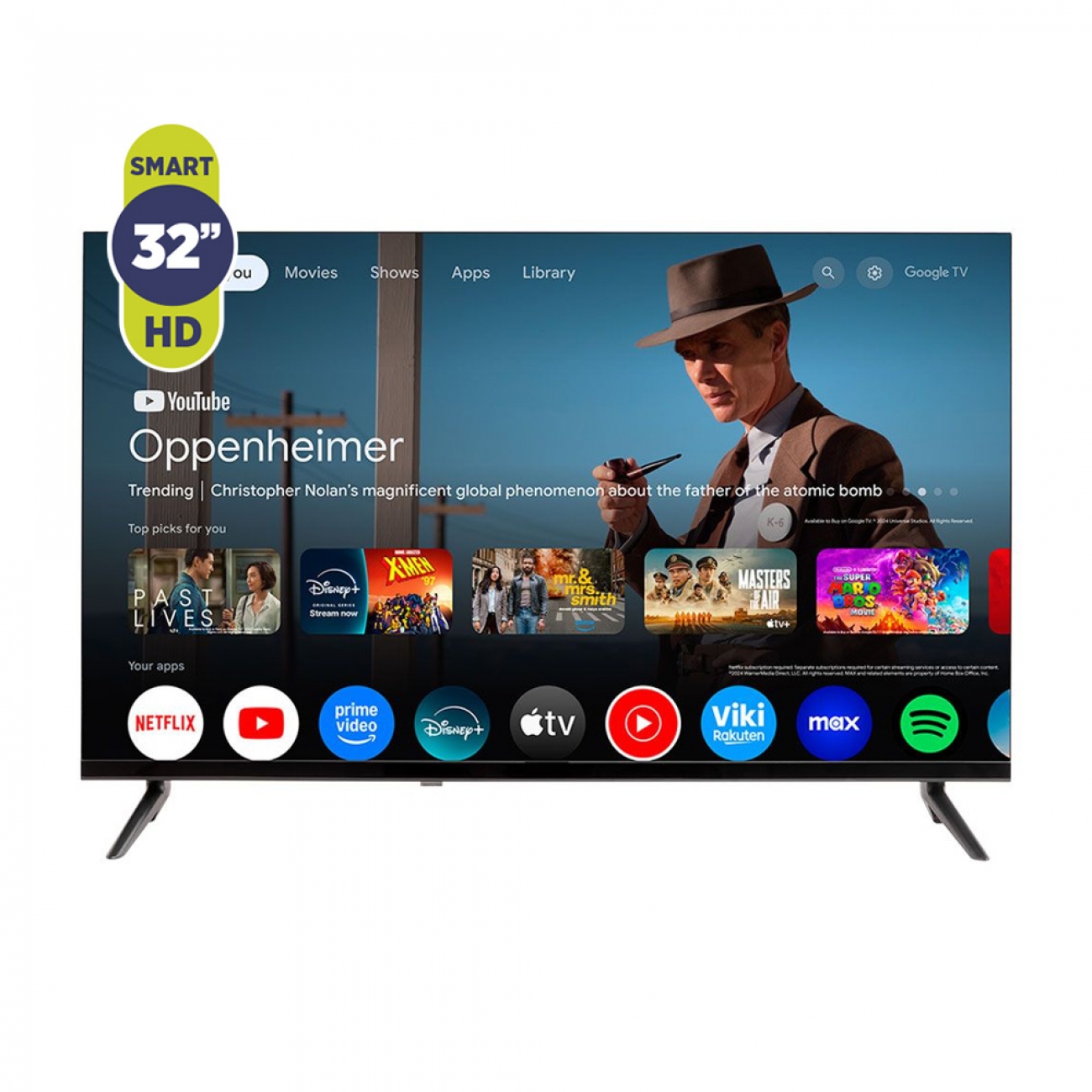Imagen Smart Tv Led 32" Panoramic 32mt005-2 Hd Google Tv Hdm Usb