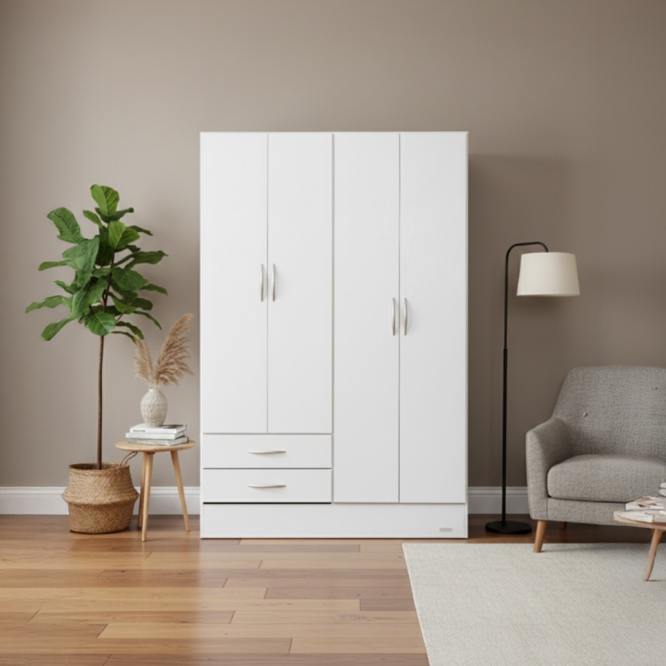 Imagen Placard Ropero Platinum Modelo 914 Blanco