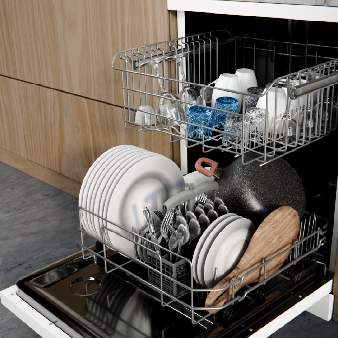 Imagen Lavavajillas Drean Lvdr1406cb0 14 Cubiertos Blanco