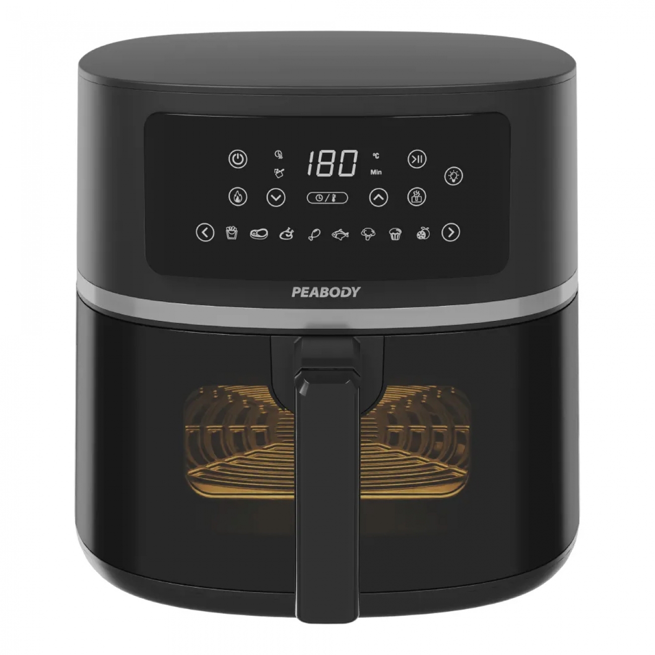 Imagen Freidora De Aire Peabody Pe-afw700n 7lts 1750w Tactil