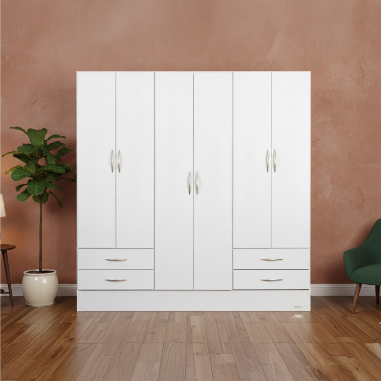 Imagen Placard Ropero Platinum Mod 916 1&comma;86mts Blanco