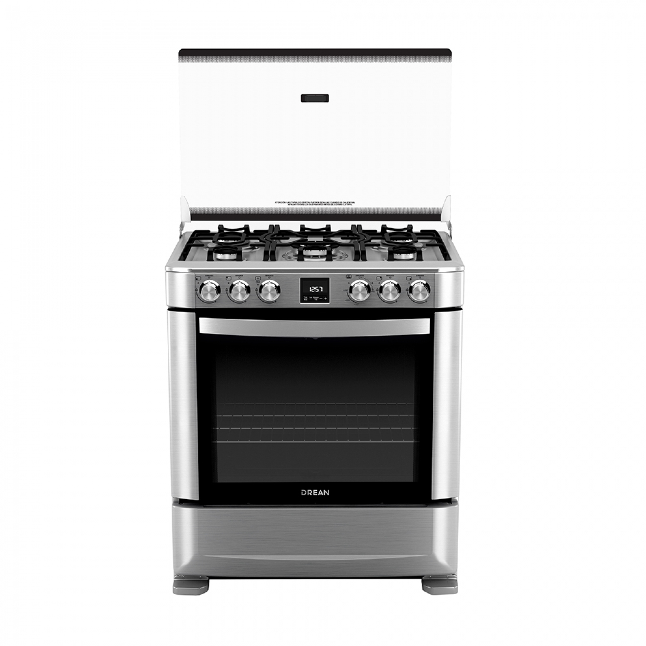 Imagen Cocina A Gas Drean Cd7609ei 4 Hornallas Multigas Inox