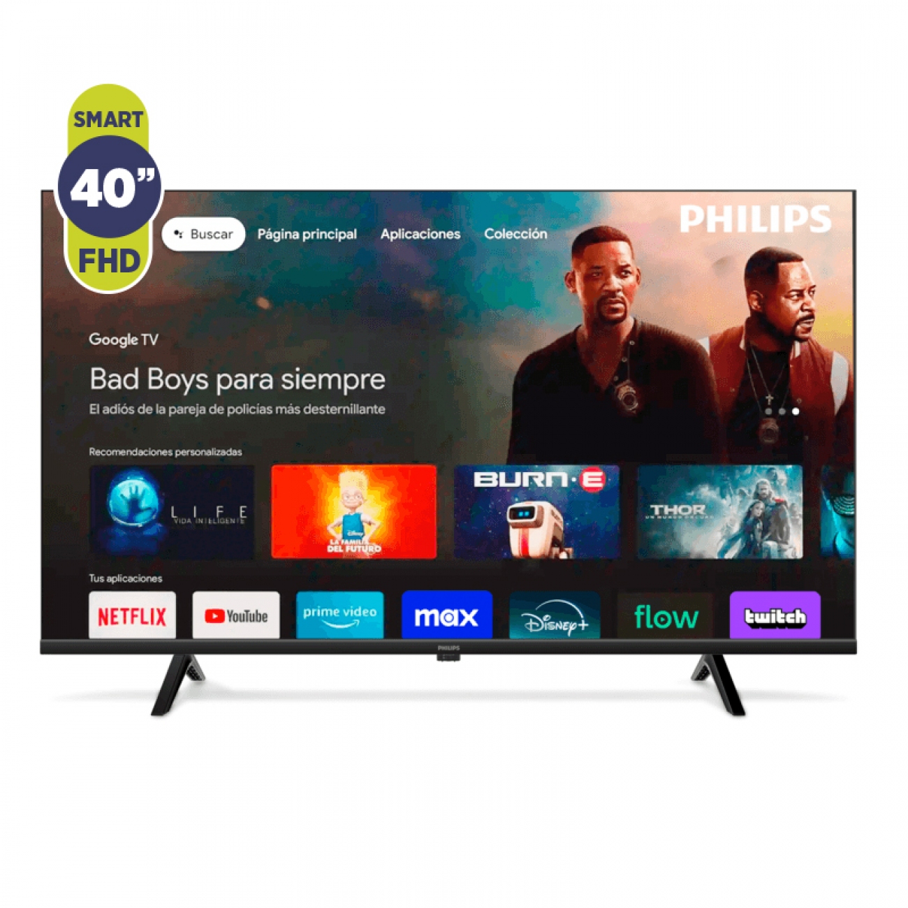 Imagen Smart Tv Led 40" Rca 40pfd6920/77 Hdmi Usb