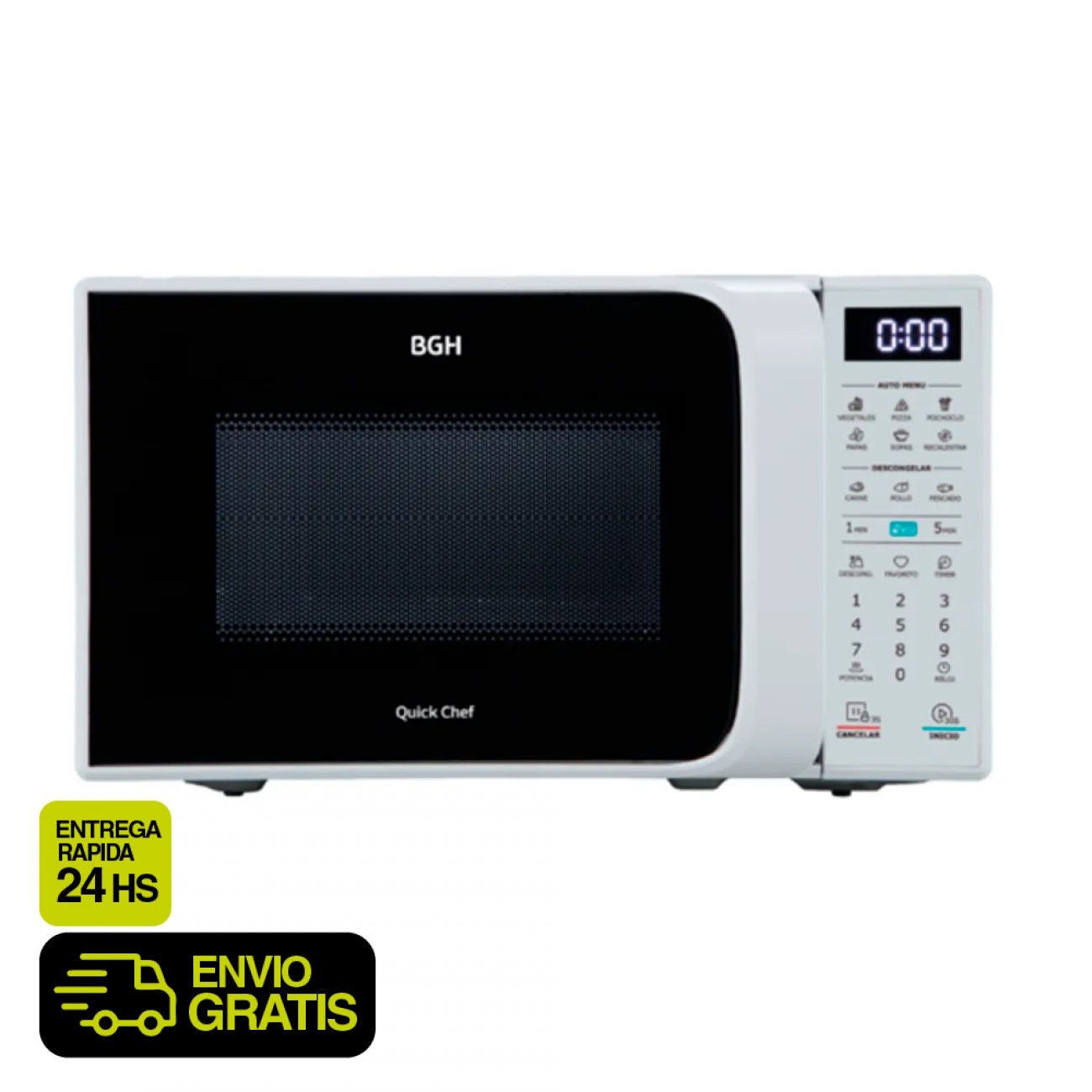 Imagen Microondas BGH B120DB20I 20Lts 700w Digital