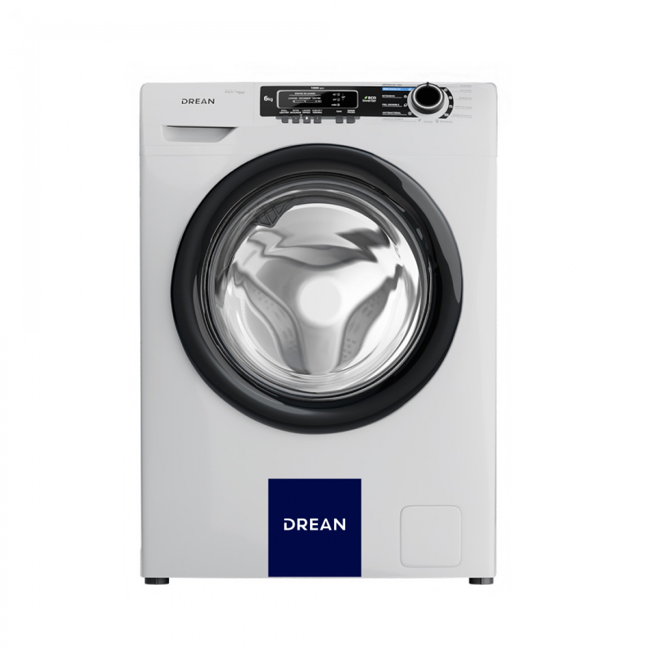 Imagen Lavarropas Autom&aacute;tico Drean Lcfdr0610lb0 6k 1000rpm Inverter