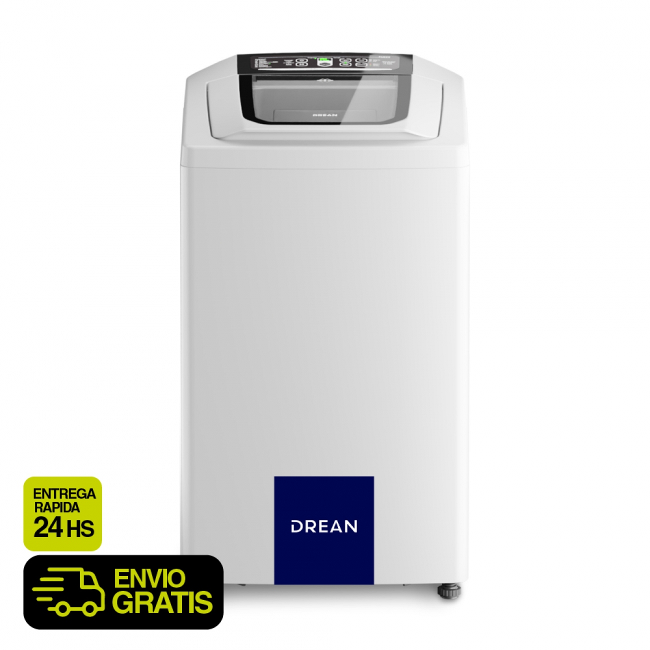 Imagen Lavarropas Autom&aacute;tico Carga sup Drean LSDR0680TB0 6.5Kg 800R