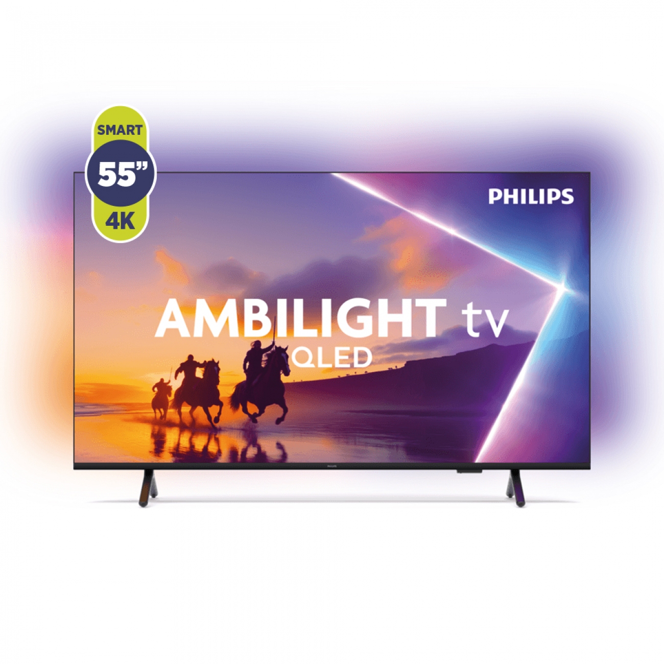 Imagen Smart Tv 55" Philips 55pud8250/77 Qled Uhd Titan Os