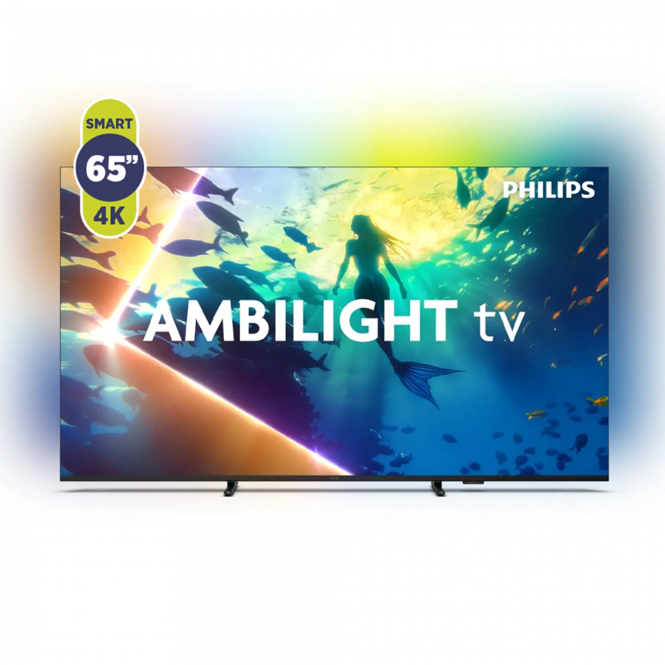 Imagen Smart Tv 65" Philips 65pud8100/77 Qled Uhd Titan Os