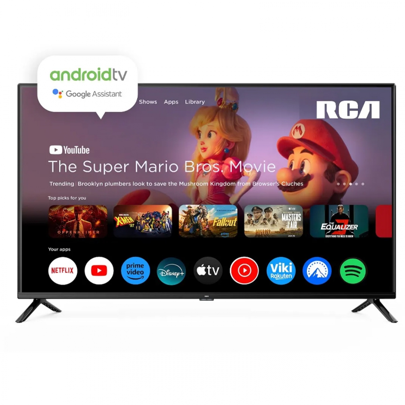 Imagen Smart Tv 65" Uhd 4k Rca C65and Google Tv Hdmi