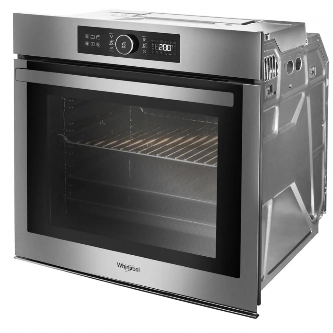 Imagen Horno Empotrable Electrico Whirlpool Woc74asdim 73l Silver