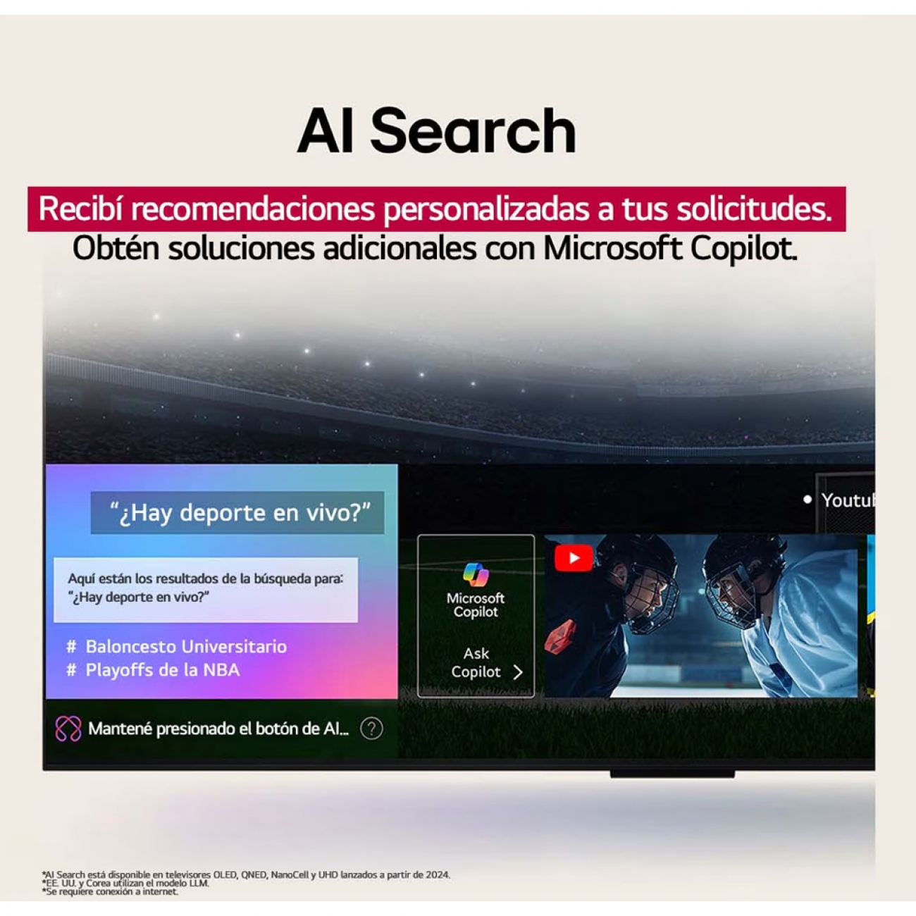 Imagen Smart TV 55" LG 55NANO80ASA UHD4K Web OS HDMI USB