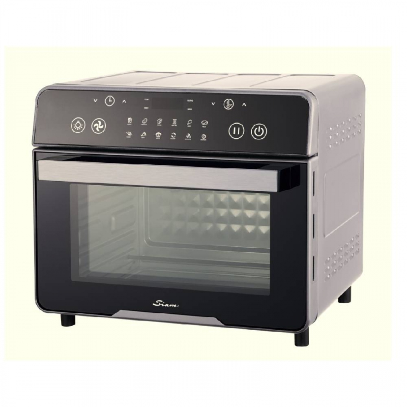 Imagen Horno Grill Freidora De Aire Siam 94hgfsis1725pi 17l 1800w