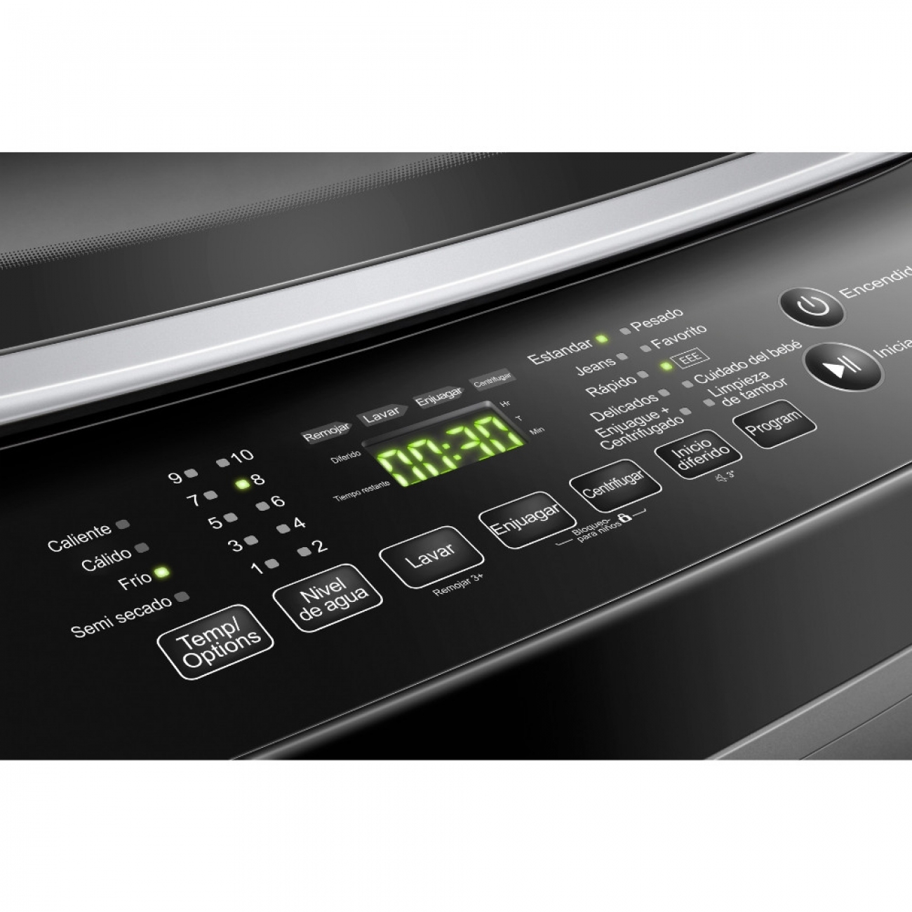 Imagen Lavarropas Hisense Wtja1402t 9.5kg 600rpm Carga Superior