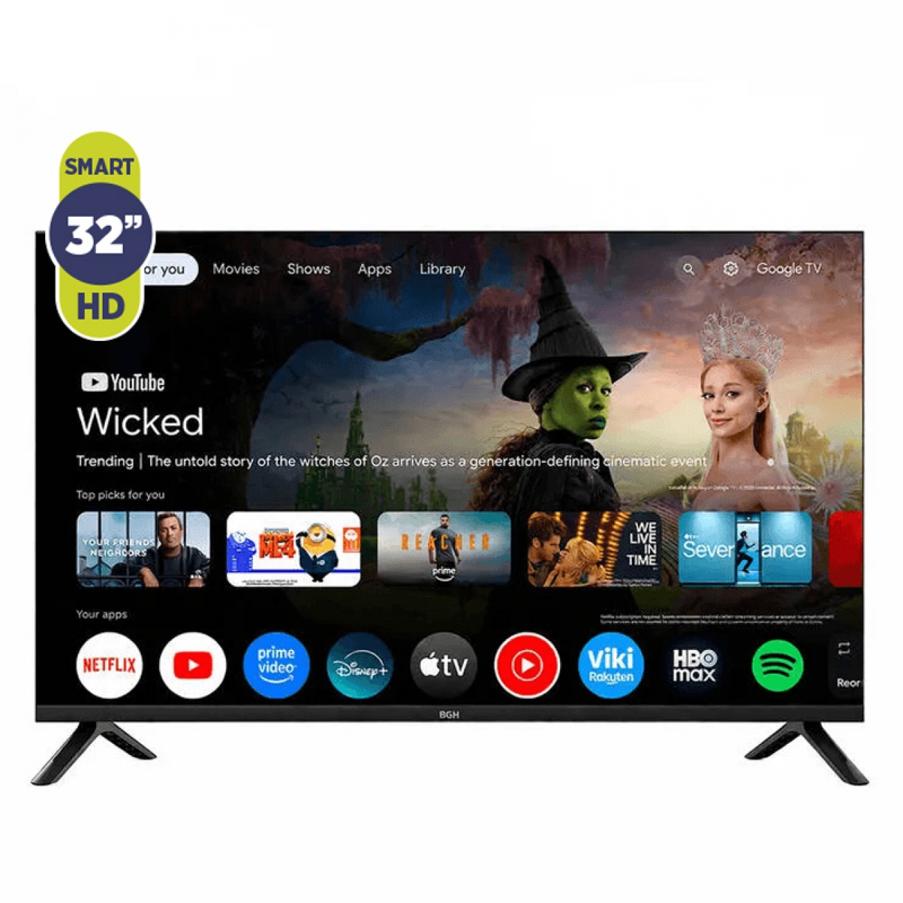 Imagen Smart Tv 32" Bgh B3226g5g Hd Android Tv Hdmi Usb