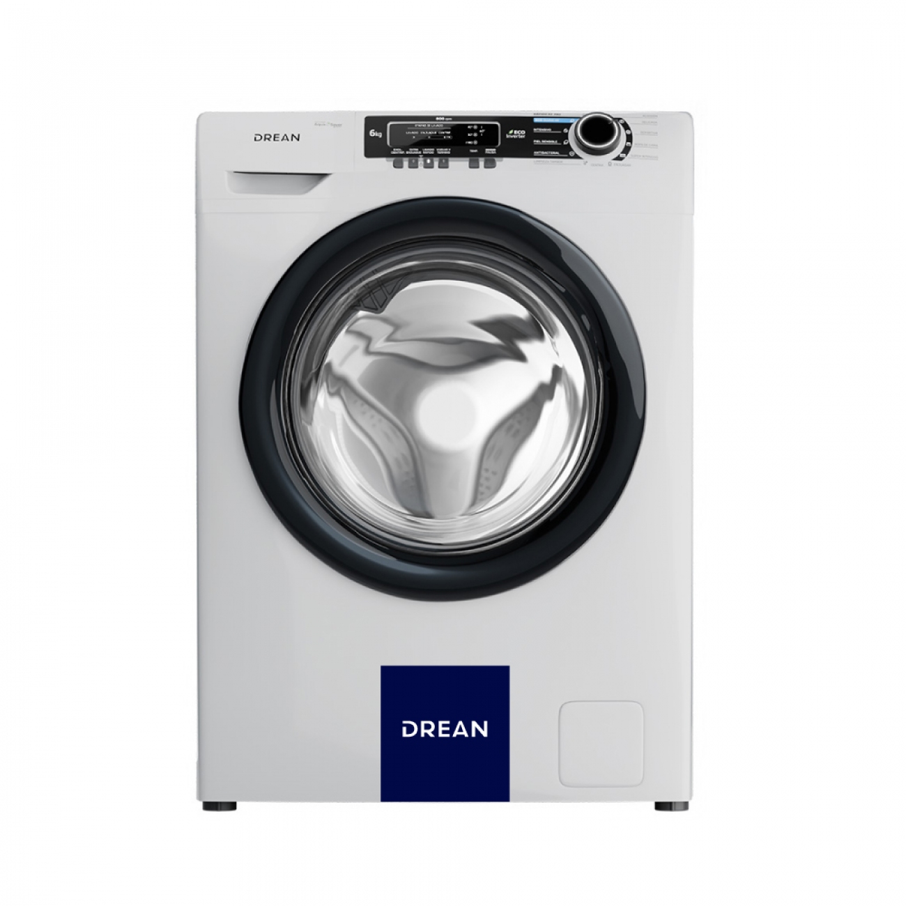 Imagen Lavarropas Autom&aacute;tico Drean Lcfdr0608lb0 6kg 800rpm Inverter