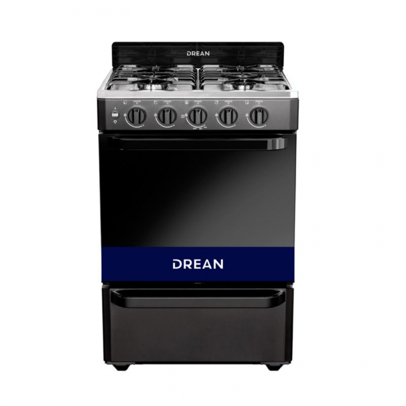 Imagen Cocina Drean CD5603ANO 4 Hornallas 56 Cm