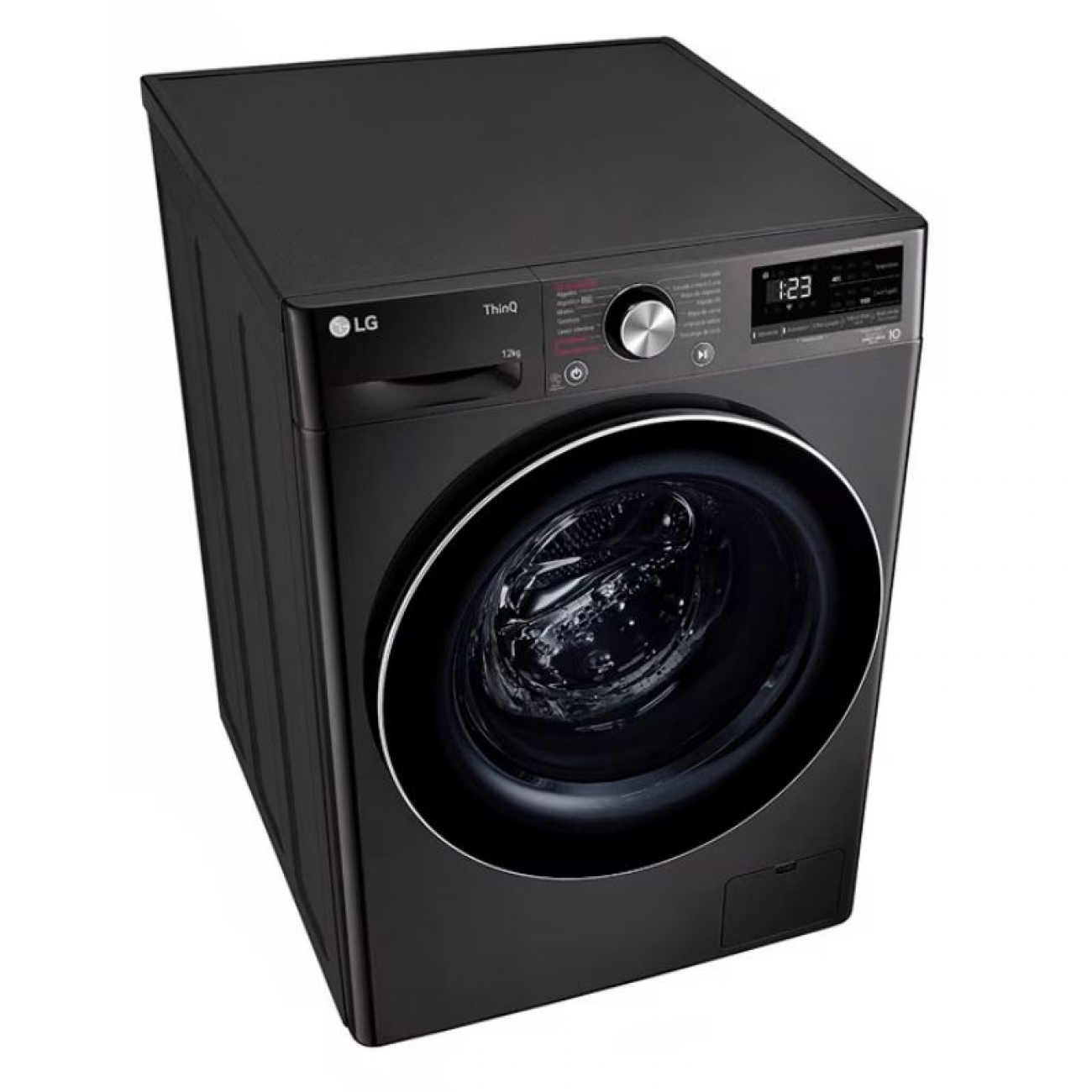 Imagen Lavarropas Autom Inverter Lg Wm12bvc4s6 12k 1400rpm Negro