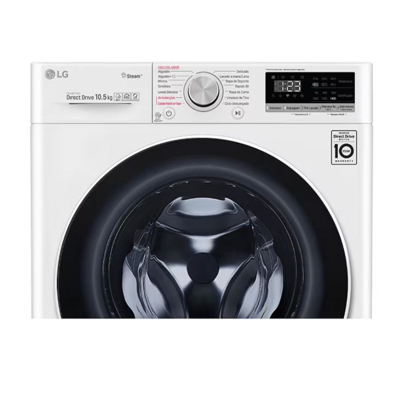 Imagen Lavarropas Autom Inverter Lg Wm12bvc4s6 12k 1400rpm Blanco