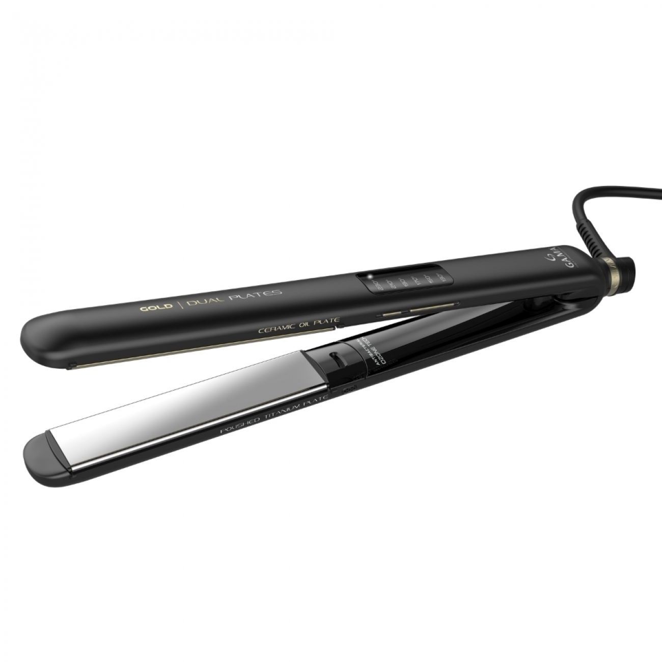 Imagen Planchita De Pelo GAMA CP14 Gold LED Dual ION