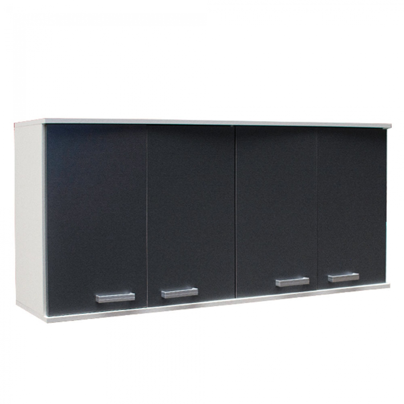 Imagen Alacena Platinum 3043 4 Puertas Blanco&sol;Gris Grafito