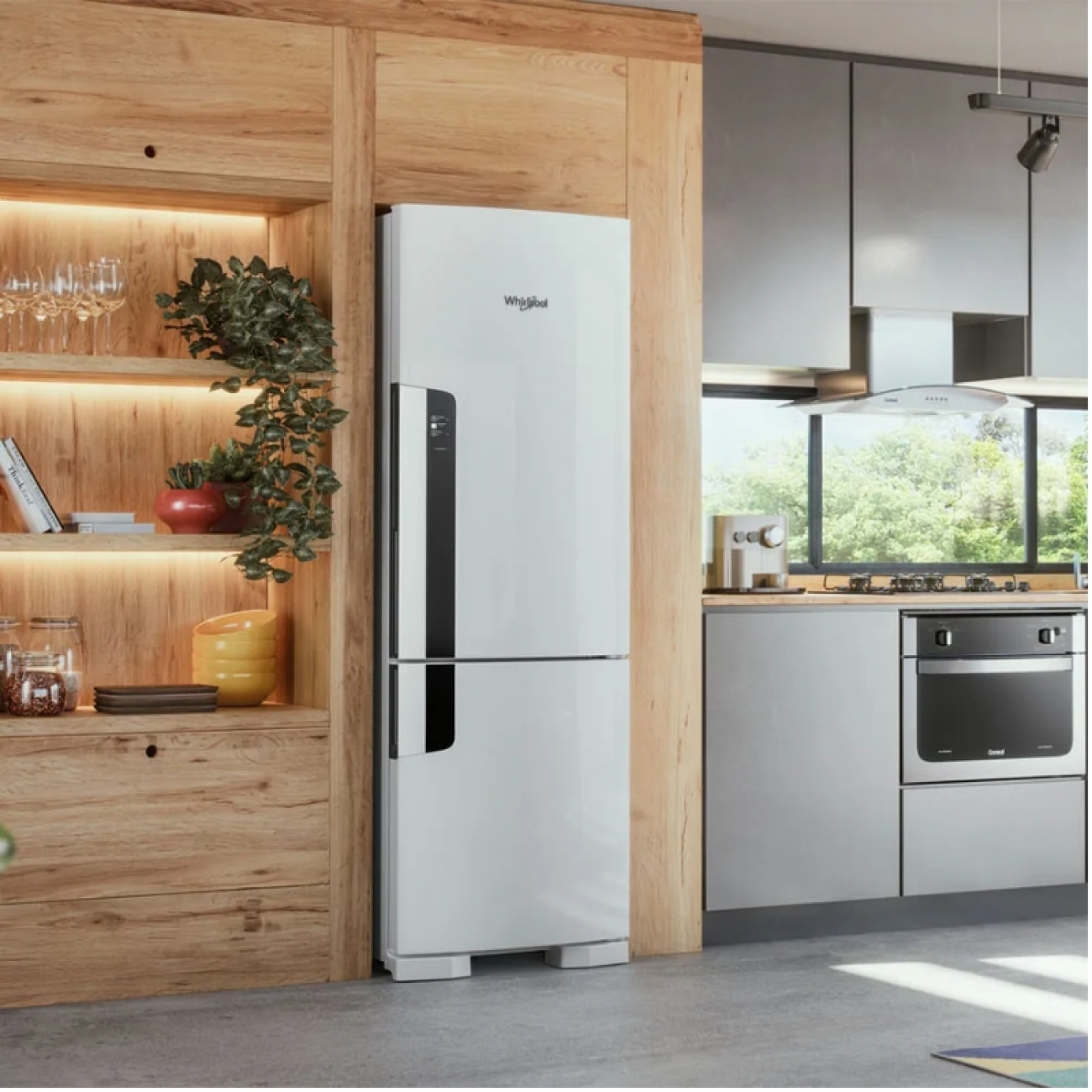 Imagen Heladera No Frost Inverter Whirlpool WRE44BBDIM 397Lts Dig