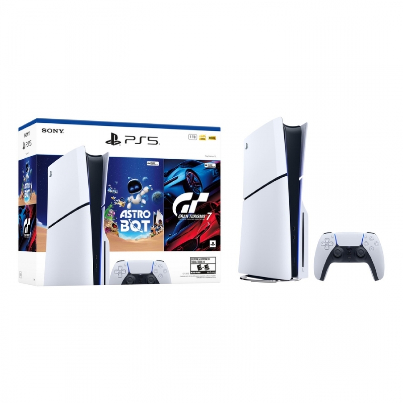 Imagen Play Station 5 1TB &plus; Astro Bot y Gran Turismo 7