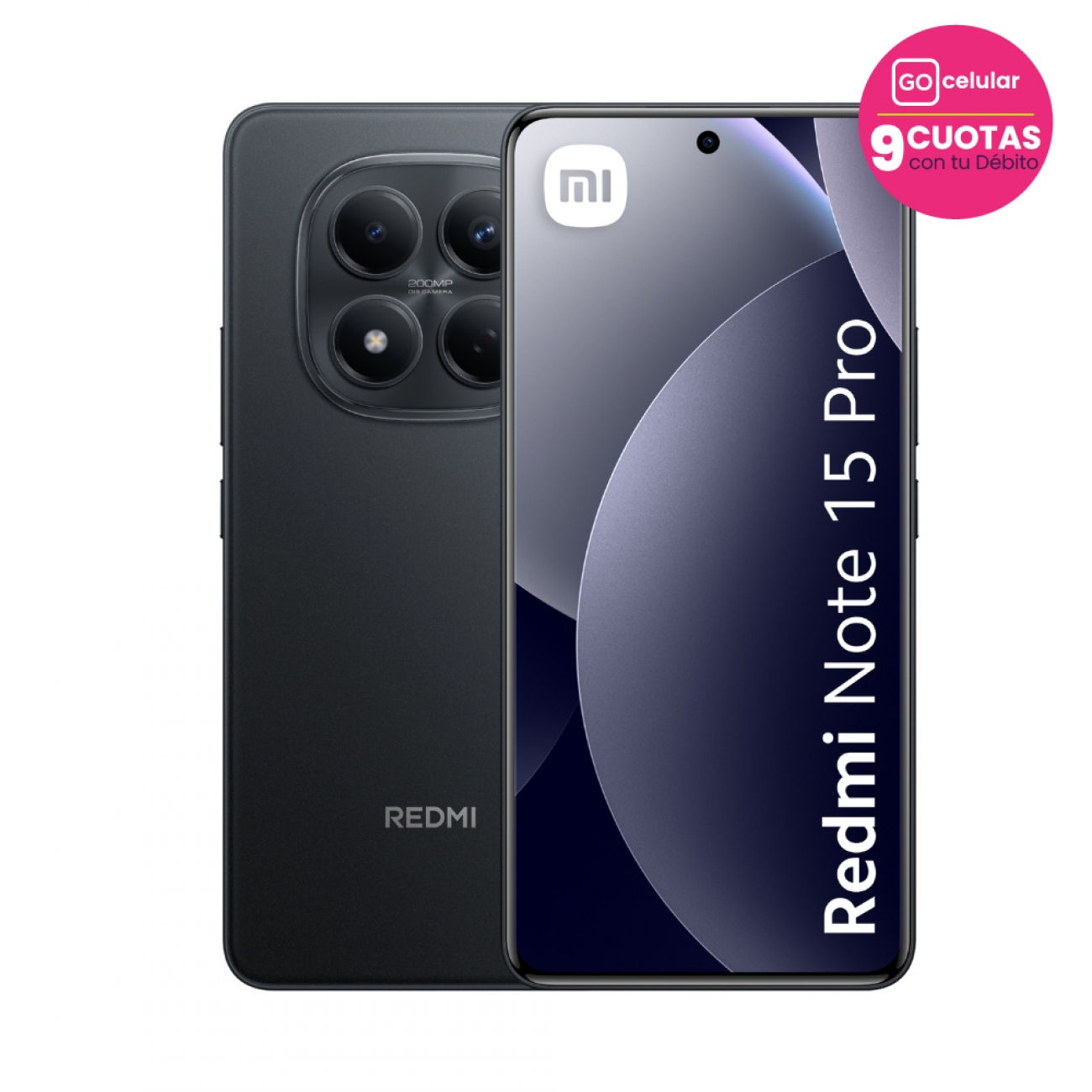 Imagen Celular Xiaomi Redmi Note 15 Pro 6&period;77" 8Gb 256Gb Black