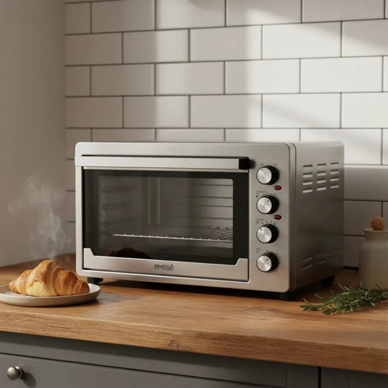 Imagen Horno Electrico Emege HEIEME50LTS 50Lts 2000W Doble Grill