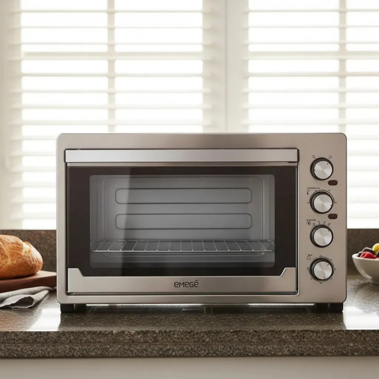 Imagen Horno Electrico Emege HEIEME50LTS 50Lts 2000W Doble Grill