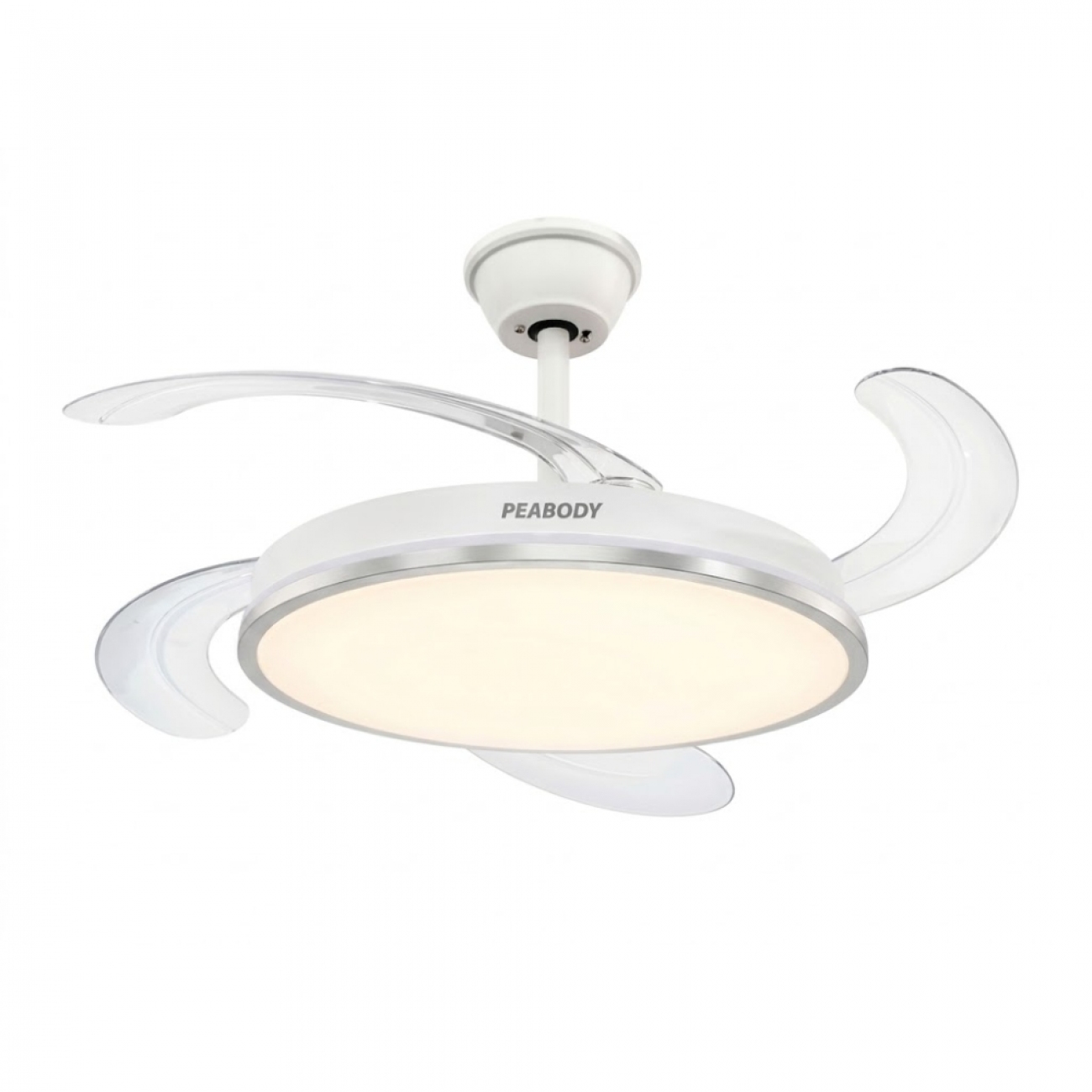 Imagen Ventilador Retractil Con Luz Peabody PE-VTRDC400B 65W