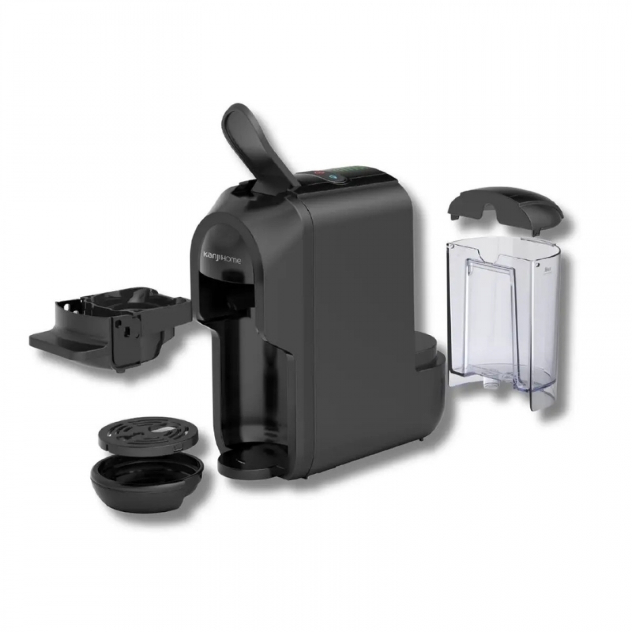 Imagen Cafetera C&aacute;psulas Kanji CM1500NC02 1500W 19BAR 0&period;7Lts Negro