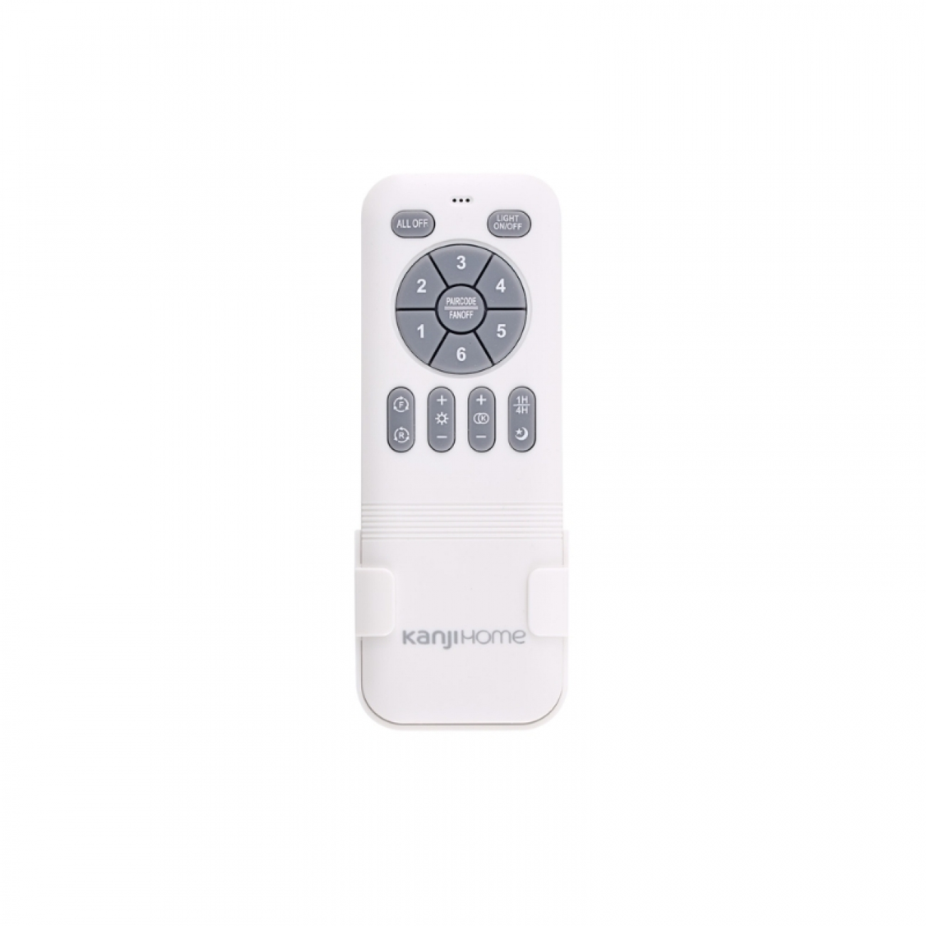 Imagen Ventilador Retractil Techo Con Luz Kanji CFHB001BK 65W Negro