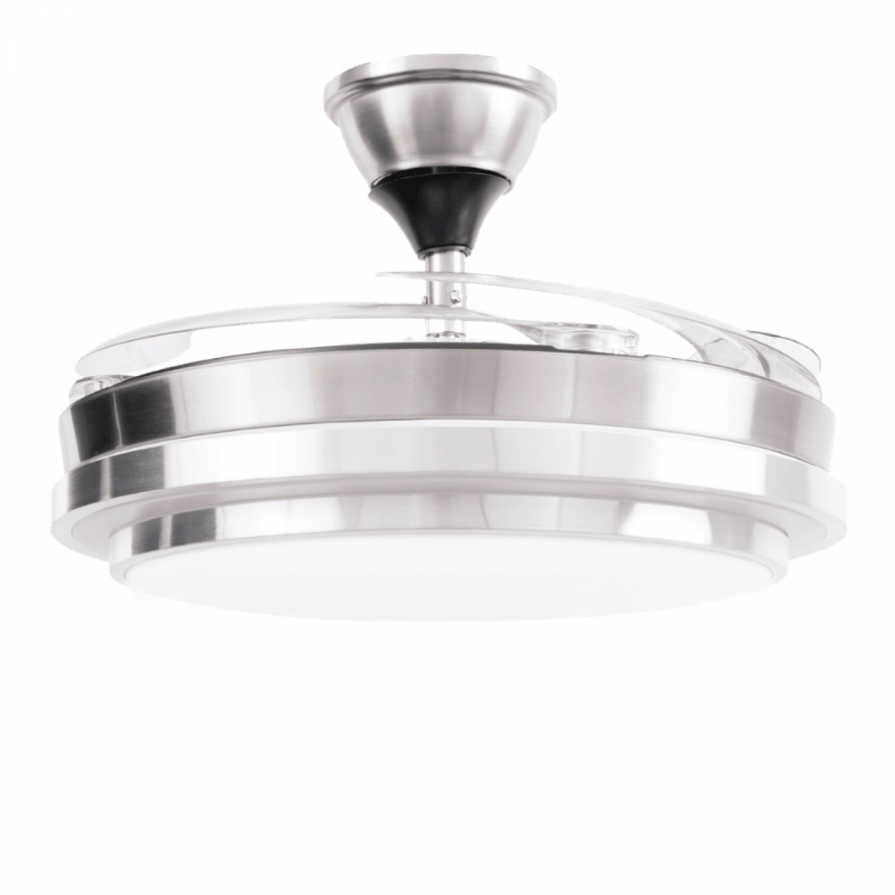 Imagen Ventilador Retractil Techo Luz Kanji CFMB001SL 65W Silver