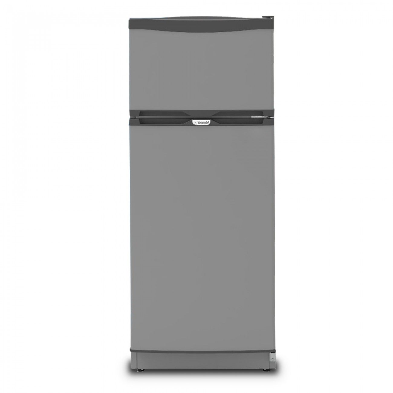 Imagen Heladera Con Freezer Bambi 2f1200pa 239 Lts Gris Plata