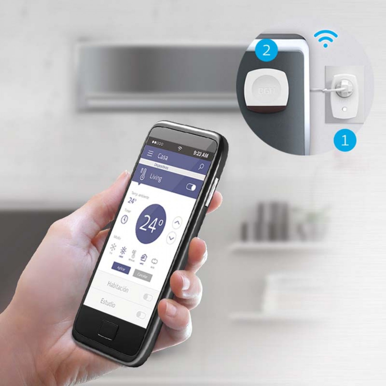 Imagen Convertidor De Aire En Smart Kit Smart Control Bgh